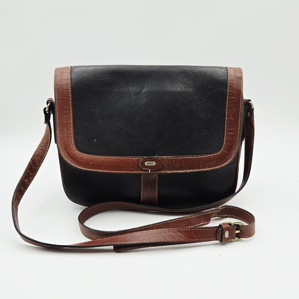 Bally Leather Crossbody Bag, Fair Condition